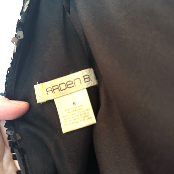 Arden B black sequin mini dress size 6 - Picture 3 of 6